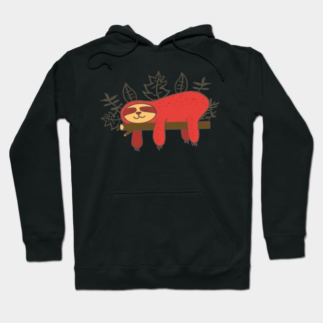 Sleeping sloth Hoodie by Joker & Angel